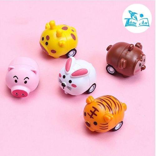 Ôtô/Xe đồ chơi động vật chạy bằng dây cót mini - Đồ chơi xe mô hình ôtô cho bé