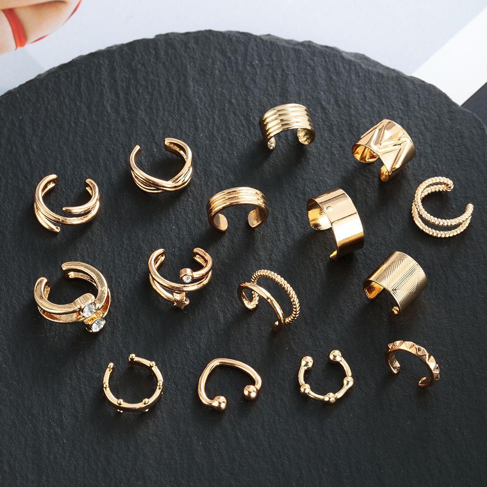 ESPO Khuyên Đeo Vành Tai Không Xỏ Lỗ Dành Cho Nữ