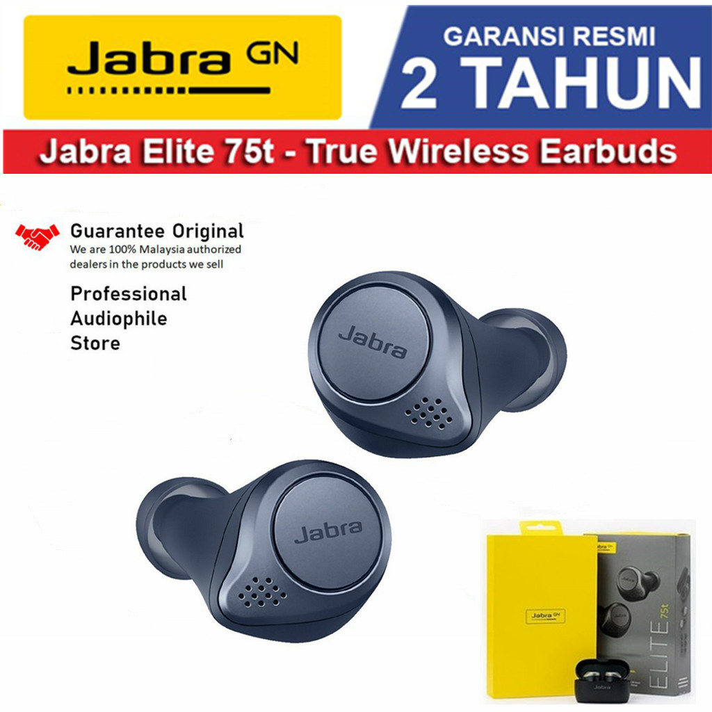 Tai Nghe Nhét Tai Không Dây Jabra Elite Active 75t Chống Nước IP57