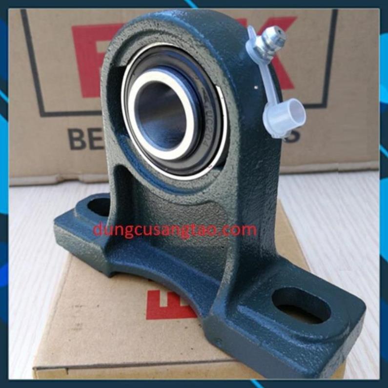 Bạc đạn gối UCPH / Gối đỡ vòng bi KP chịu lực loại cao UCPH202 (lỗ 15mm)/ UCPH204 (lỗ 20mm) cao cấp