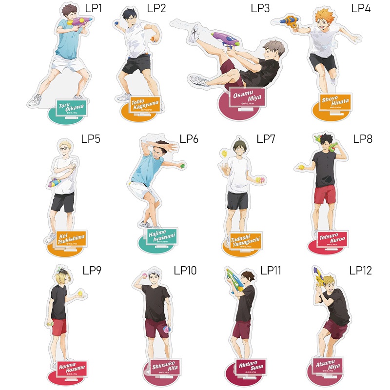 Hoa Anime Haikyuu!! Giá Đỡ Mô Hình Nhân Vật Hoạt Hình Bằng Acrylic Trang Trí Bàn Làm Việc