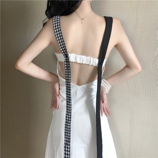 🌻Đầm vạt chéo phối dây