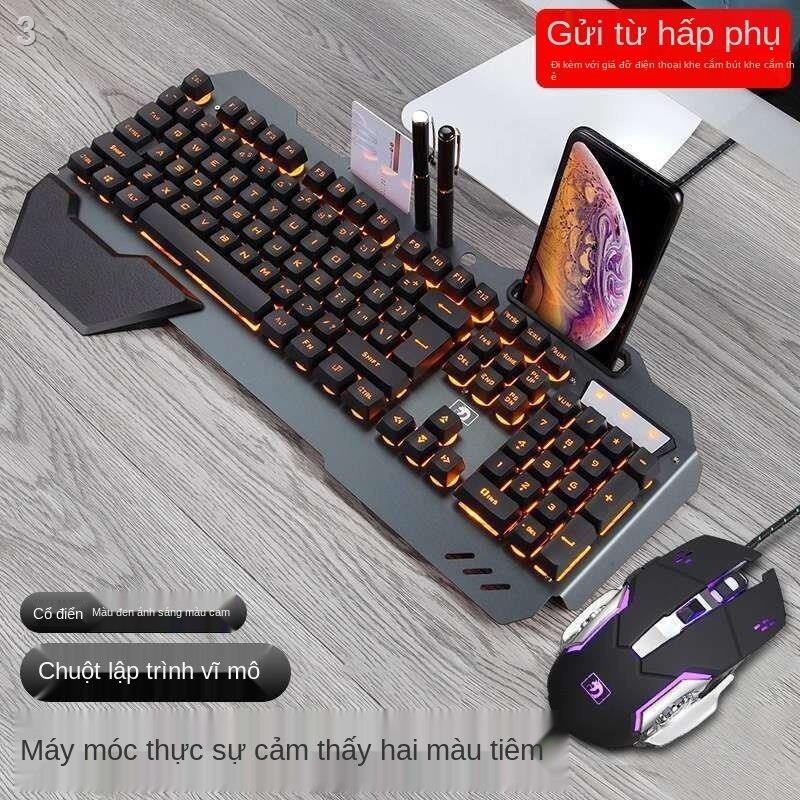 ✔๑❏Bộ bàn phím và chuột Mamba mad Snake k618 thao tác Lập trình macro nhiều màu sắc