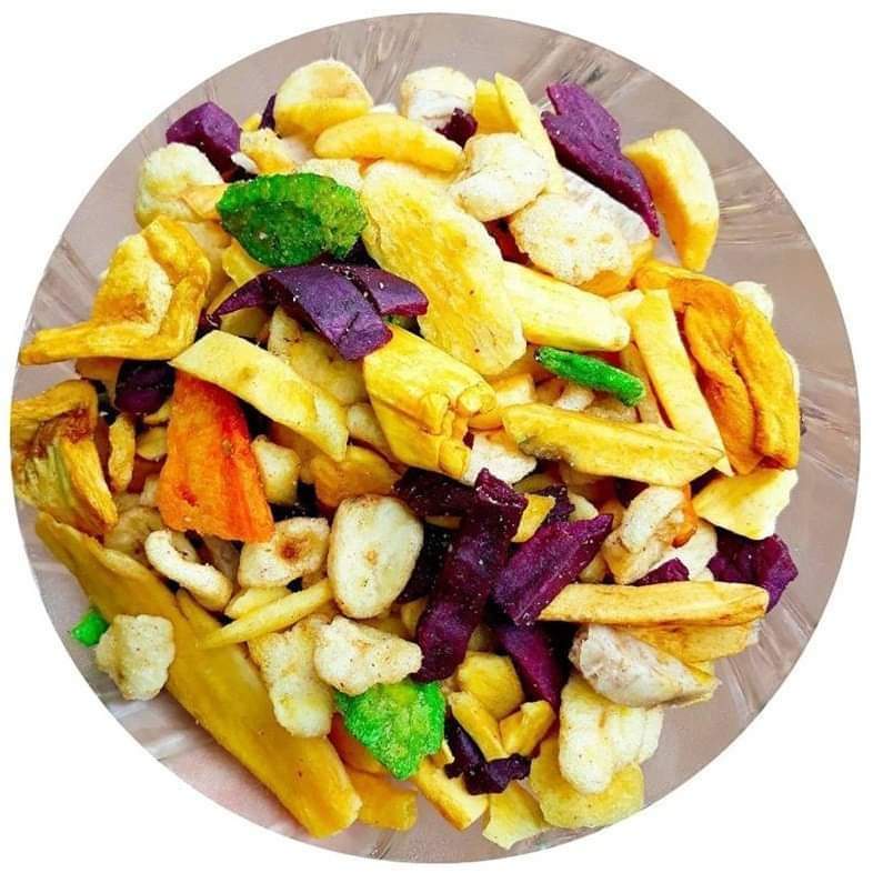 THẬP CẨM SẤY GIÒN (500gr) hàng xuất khẩu rau củ quả Đà Lạt NGUYÊN MIẾNG