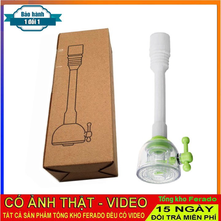 Đầu vòi rửa bát tăng áp ( CÓ VIDEO) - 2 chế độ siêu tiện lợi