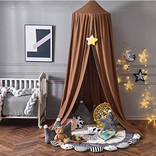 Baby Canopy Bed Canopy Baby Bed Curtain Hanging Round Princess Insect Net Mosquito Net for Nursery and Playroom Decoration, Height 250 Cm Bed Canopy Bed Canopy Mosquito Bed Canopy Single Bed Canopy Bed Canopy Kids Kids Bed Tent Canopy Canopy for Bed JP1