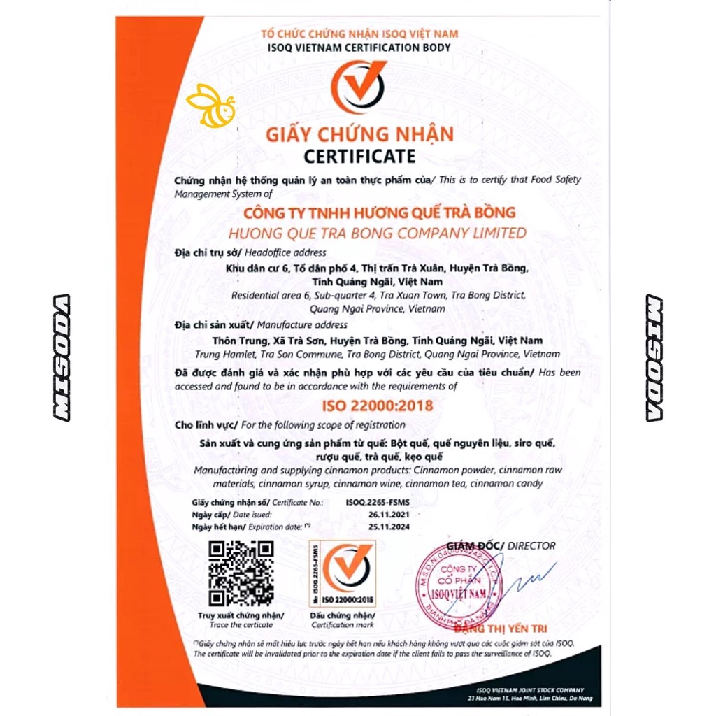 Ống đựng nhang Hương Quế Trà Bồng, làm từ vỏ quế cứng cáp, bền bỉ, chạm khắc tỷ mỷ, hương thơm nhẹ nhàng