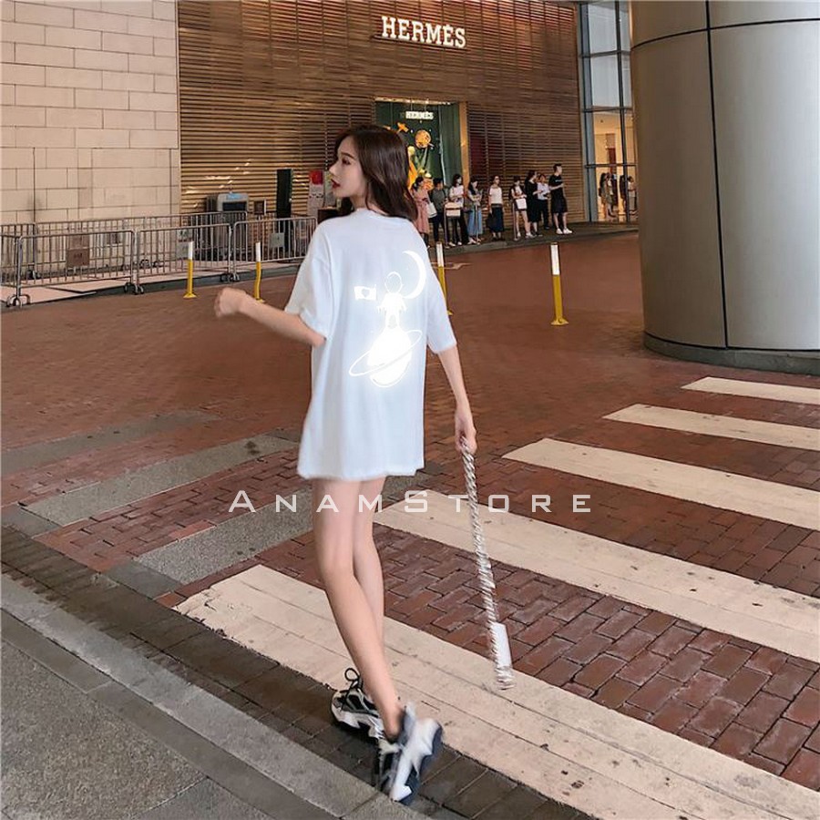 Áo thun phản quang tay lỡ nam nữ SAO hỏa