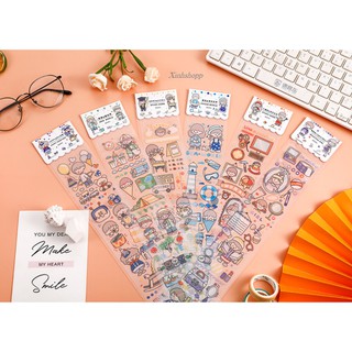 Sticker Trang Trí 39x6,5cm Trong Suốt (1 Miếng)