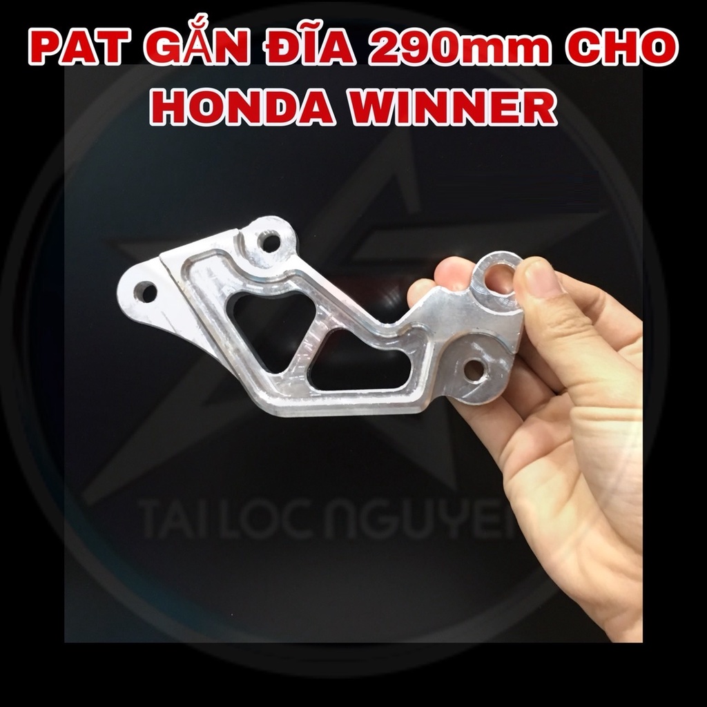 PAT HEO ZIN VÀ HEO 2PIS ĐỐI XỨNG CHO EX150- WINNER GẮN ĐĨA 290mm