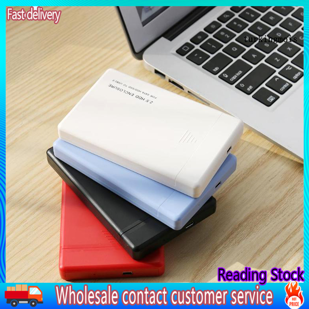 Hộp Đựng Ổ Cứng Ngoài 480m / Bps 2.5inch Sata Usb 2.0 Kèm Phụ Kiện