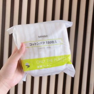 BÔNG TẨY TRANG MINISO 180 MIẾNG