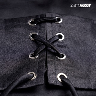 Áo Croptop Cổ Yếm Hở Lưng Chất Liệu Phi Lụa Bóng Mịn 2AM