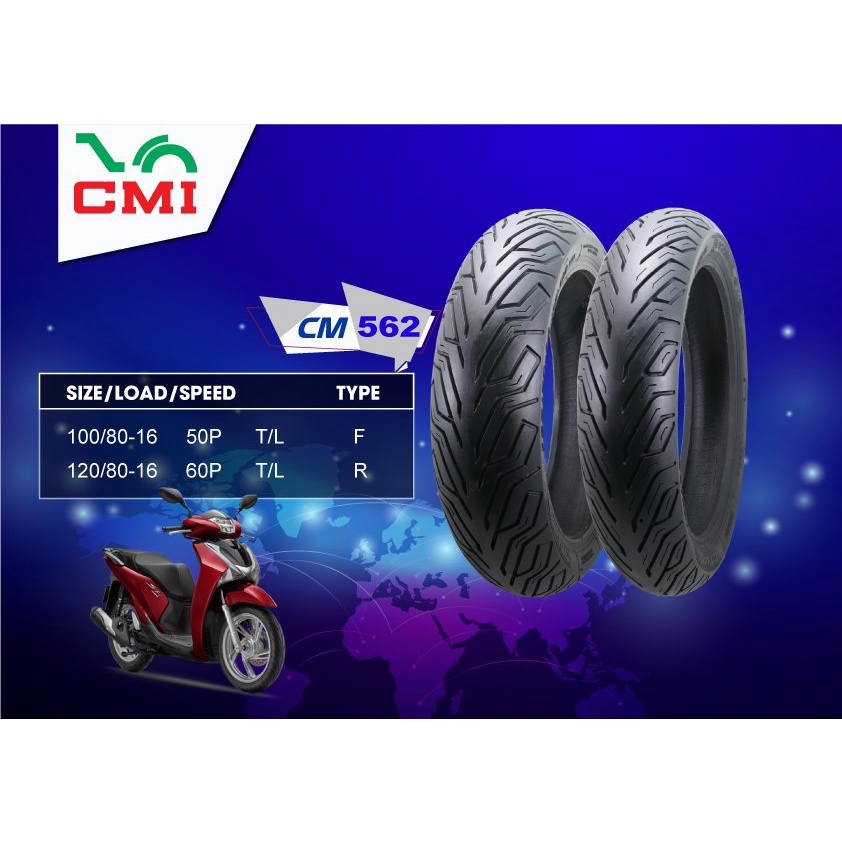 vỏ lốp camel shvn sh150 100/80/16 &amp; 120/80/16 thailank -CAMEL CMI _ cameltire