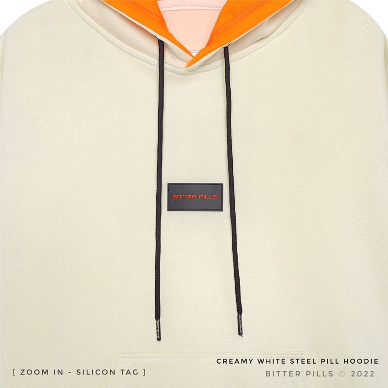Áo hoodie Steel P i l l  2 màu (Trắng kem / Đen) - Bitter Pills | BigBuy360 - bigbuy360.vn