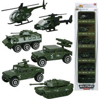 [Freeship] bộ đồ chơi mô hình xe quân sự ( set 6 chiếc )