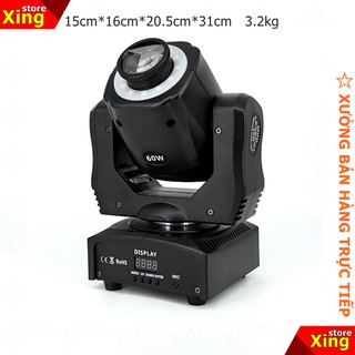 02015 - ĐÈN MOVING 60W VIỀN LED GOBO X 3 Đèn sân khấu