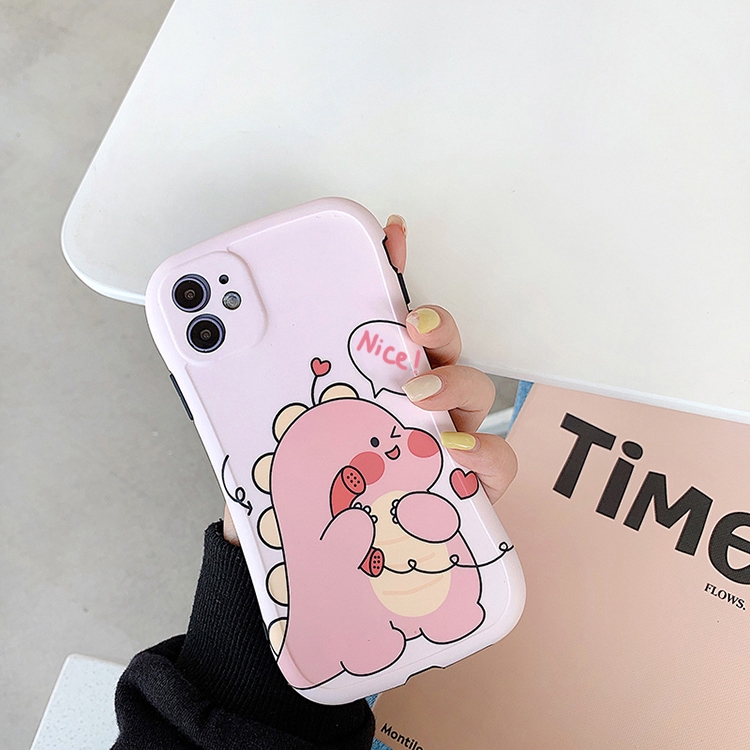 Ốp lưng iphone cong dino gọi điện 5/5s/6/6plus/6s/6splus/7/7plus/8/8plus/x/xr/xs/11/12/pro/max/plus/promax - Awifi T4-5 | BigBuy360 - bigbuy360.vn