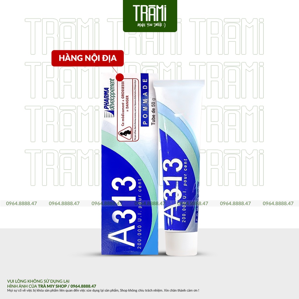 Kem Dưỡng A313 Chống Lão Hóa, Xóa Nhăn, Giảm Thâm Mụn Retinol Cream Pommade 50g Của Pháp.