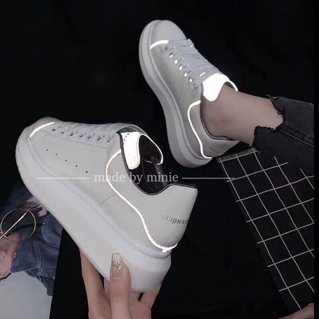 Giày sneaker phản quang nam nữ - giày nam nữ giá rẻ/ giày thể thao nữ đẹp/ giày ulzzang nữ đế độn mẫu hot