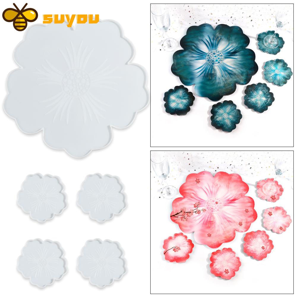 Khuôn Silicone Tạo Hình Làm Đồ Thủ Công Diy Hình Bông Hoa Lớn