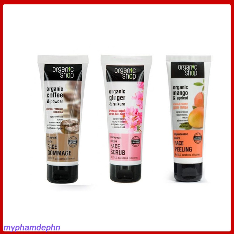 KEM TẨY DA CHẾT MẶT CÀ PHÊ ORGANIC SHOP | BigBuy360 - bigbuy360.vn