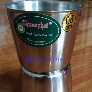 Ly Làm Đá Inox(7cm,8cm)- 10 cái
