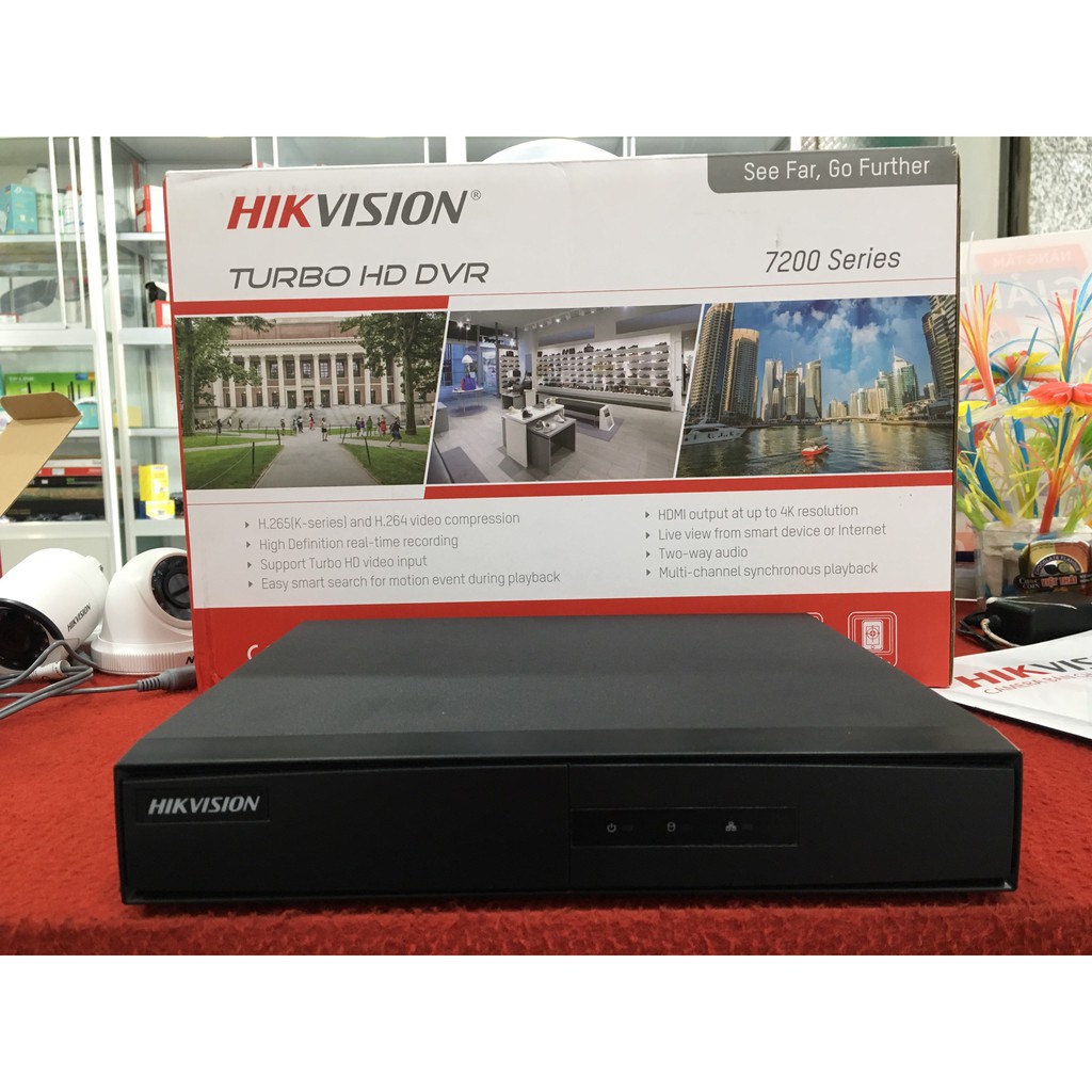 Đầu ghi hình 4 kênh TURBO HD 3.0 Hikvision DS-7204HGHI-F1 - Hàng chính hãng