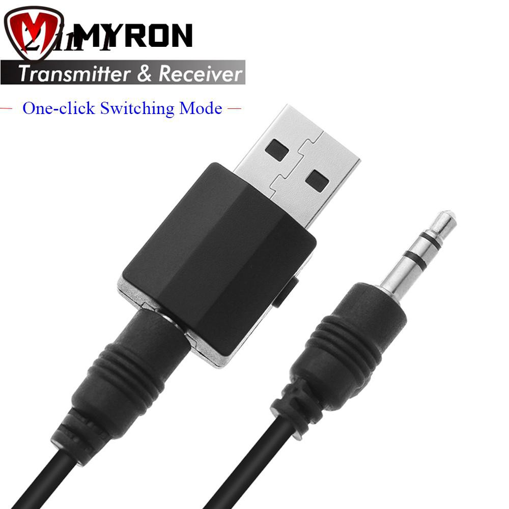 Nơi✸▲USB Thu Phát Tín Hiệu Âm Thanh Bluetooth 5.0 Mini 2 Trong 1 Đầu Cắm 3.5mm Tiện Dụng