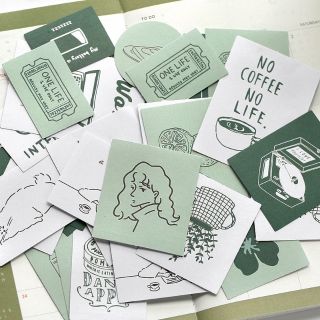 Set sticker theo màu Stay Positive