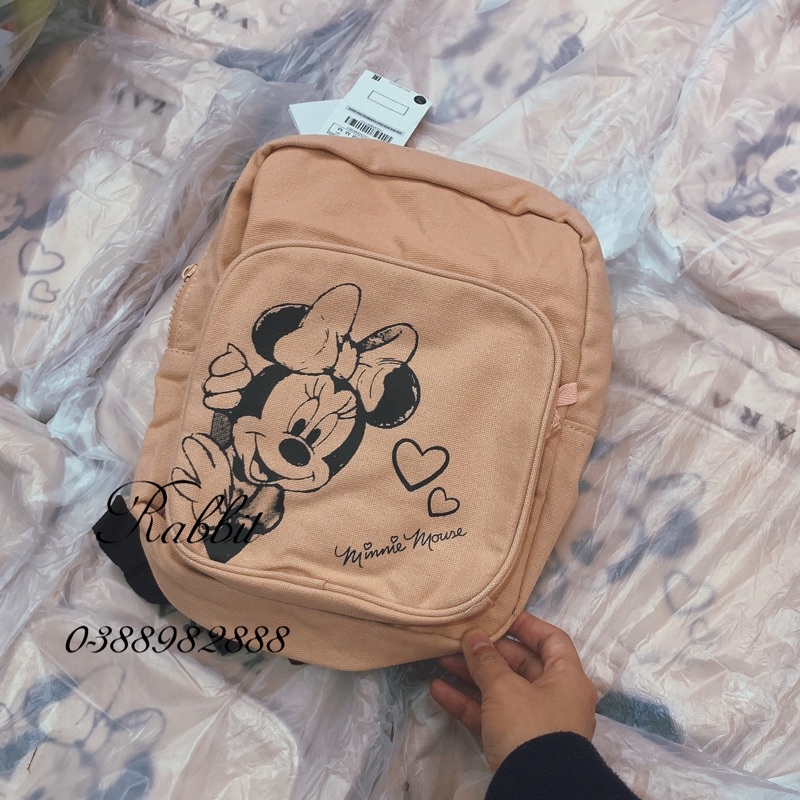 Ba lô Minnie hồng cam