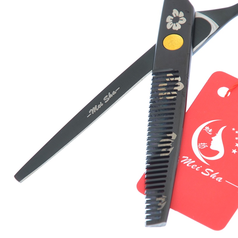 Bộ kéo cắt tóc Meisha A0173A 5.5" 6.0" 440c màu đen chuyên nghiệp