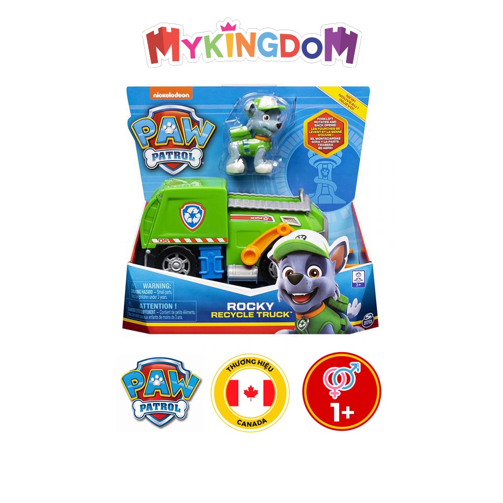 Đồ Chơi PAW PATROL Xe Cứu Hộ Cơ Bản Paw Patrol - Rocky 6061804