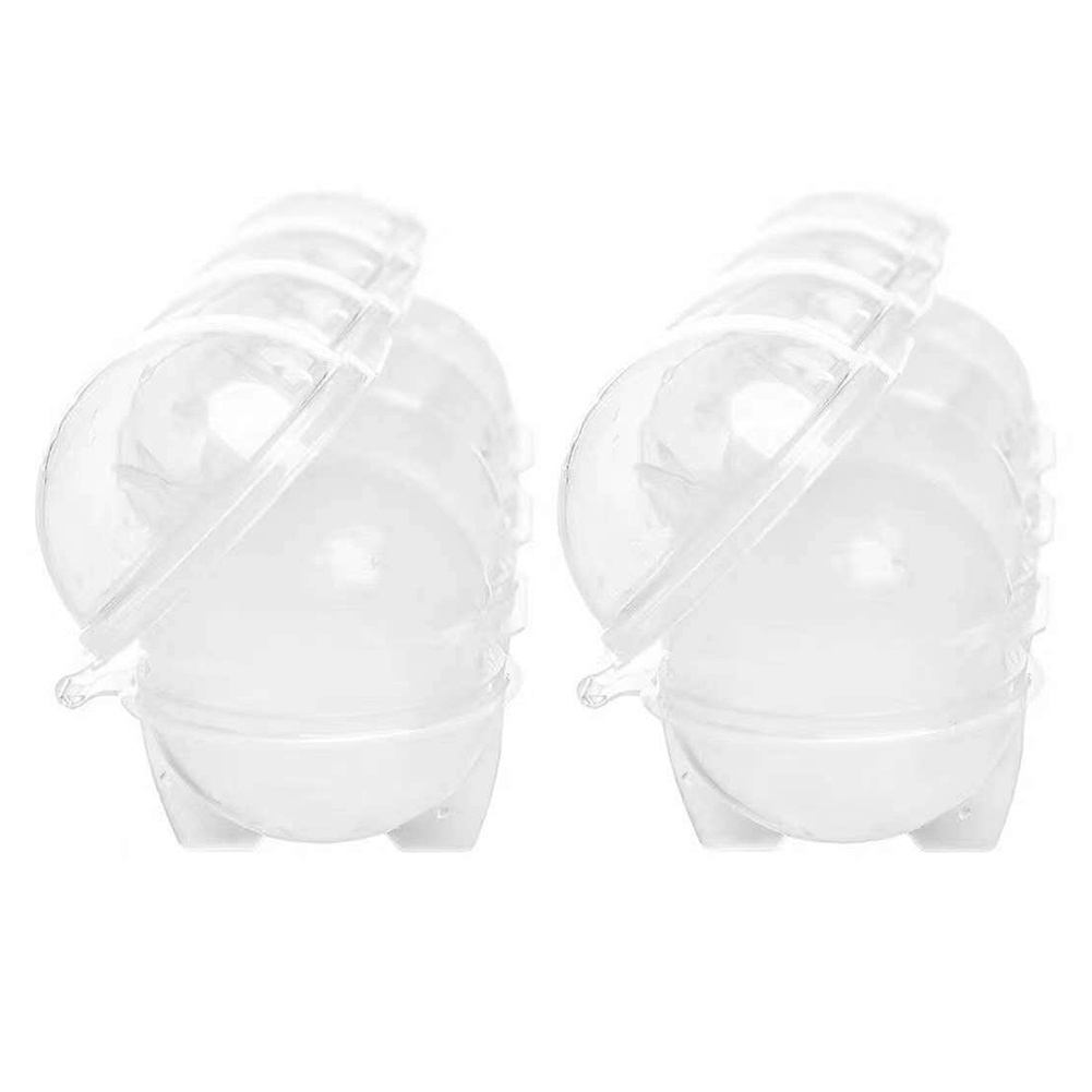 Khuôn Làm Đá Tròn 4 Ngăn Tiện Lợi