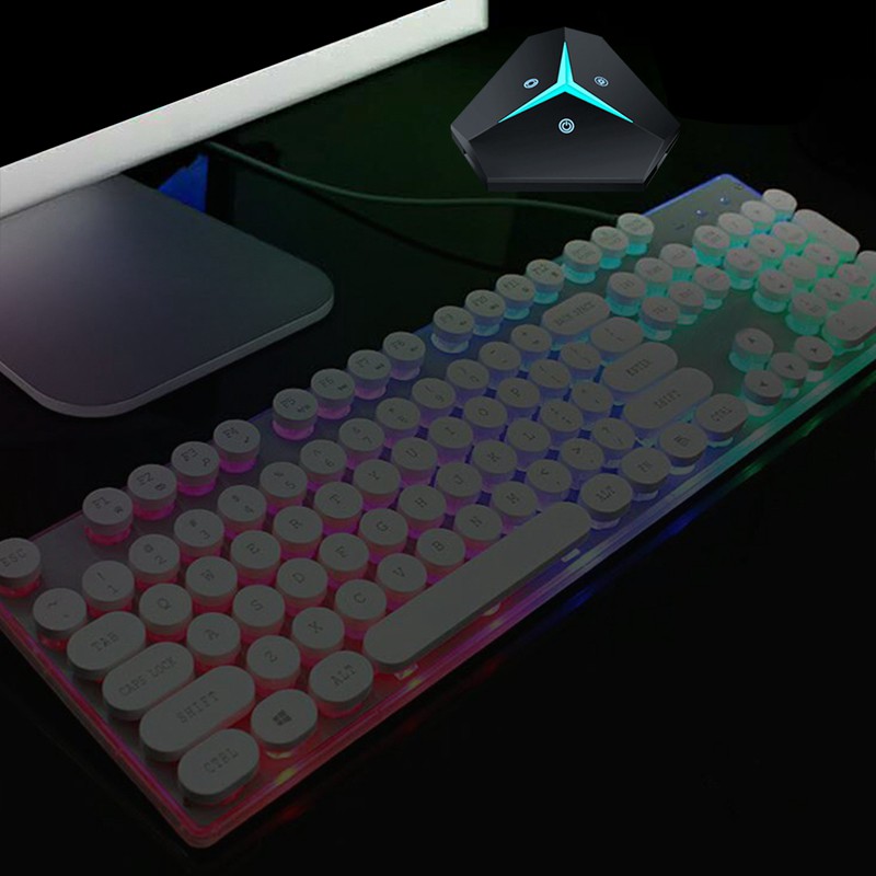 Bộ Công Tắc Nguồn Cho Máy Tính Rgb + Giá Đỡ Tiện Dụng