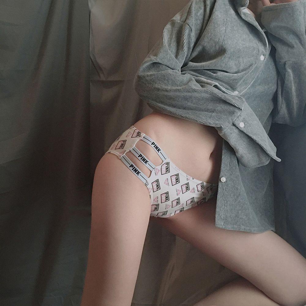 OCEANMAP Quần Lót Cotton In Chữ Gợi Cảm Cho Nữ