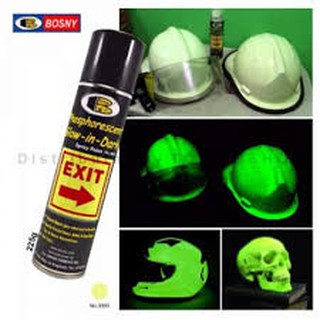 Sơn xịt dạ quang tự phát sáng trong đêm Phosphorescen Exit (Bosny)