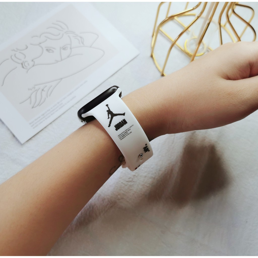 Dễ Thương Dây Đeo Silicon Mềm In Họa Tiết Hoạt Hình Đáng Yêu Cho Đồng Hồ Thông Minh Apple Watch Series 6 5 4 Se 3 2 38mm 40mm 42mm 44mm