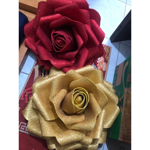 Xốp nhũ kim tuyến làm đồ handmade