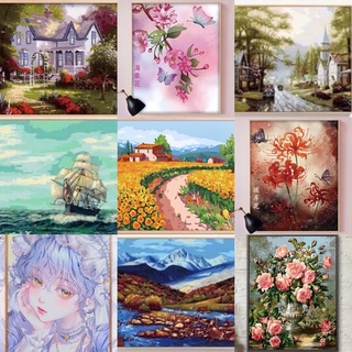 Tranh số hoá có khung gỗ thông trong size 40x50 các mẫu