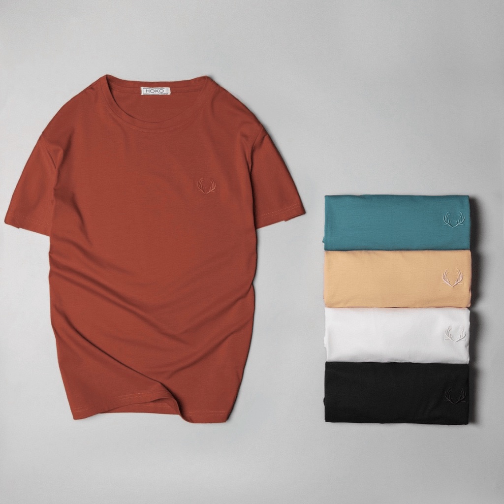 (HCM) ÁO THUN CỔ TRÒN NAM NỮ SIÊU HOT THỜI TRANG HOTTREND - GENZ LUXURY CHO CÁC BẠN TRẺ HOT HIT KOKO MI FASHION