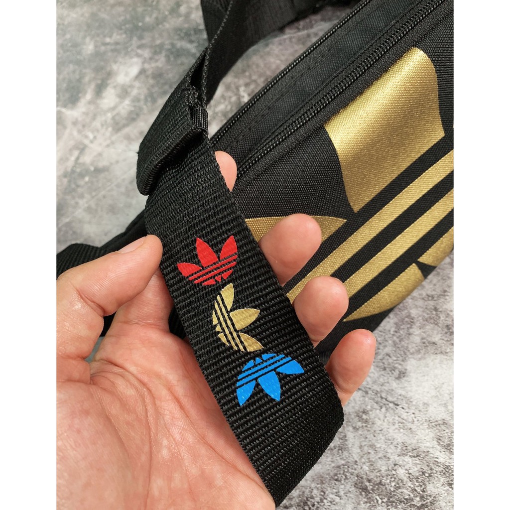 Túi đeo chéo nữ ADICOLOR TREFOIL WAIST BAG - Màu vàng đồng