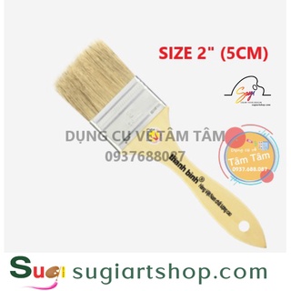 [ Sugi art shop ] [ TÂM TÂM ]-Cọ đầu bằng, cọ thanh bình-(LÔNG LỢN)