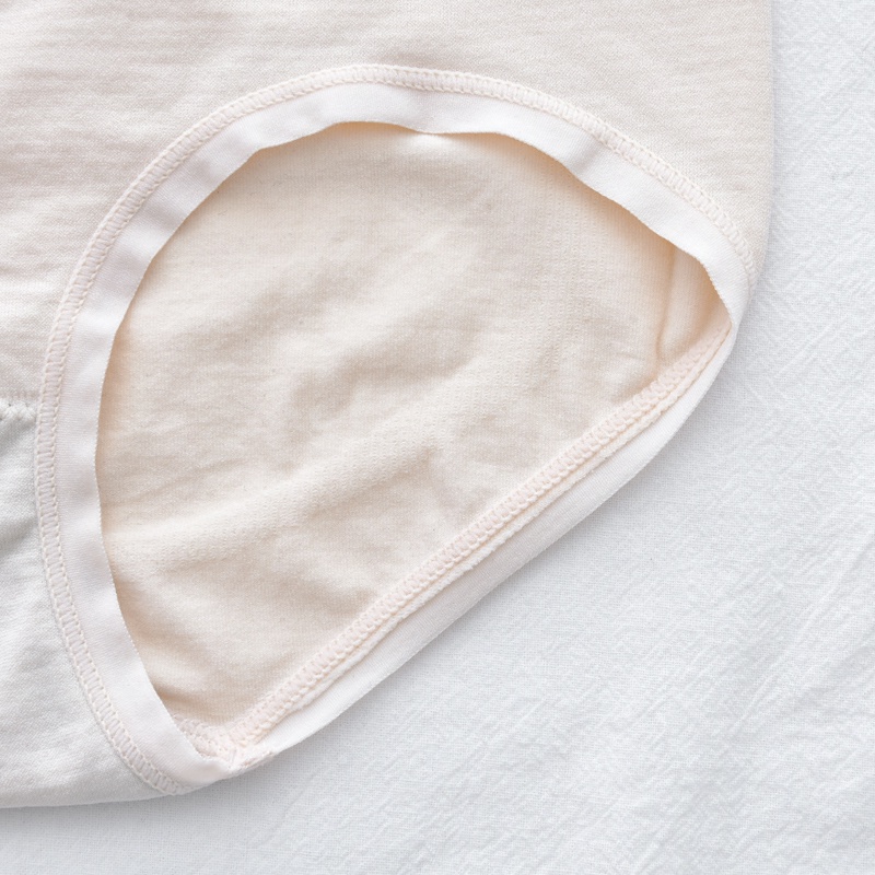 Quần lót AOWEINISI màu trơn thoáng khí thoải mái cho nữ