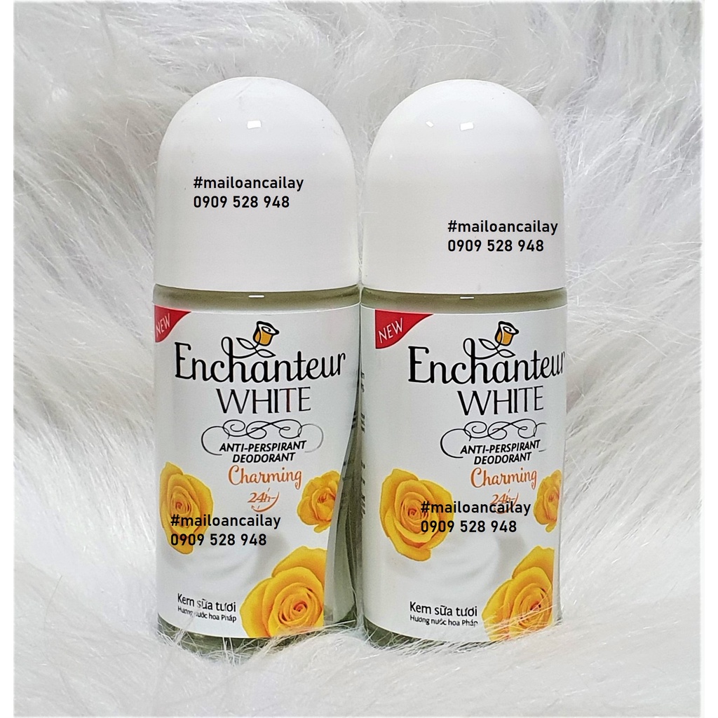 Enchanteur lăn khửi mùi bông vàng nước đục trắng 50ml