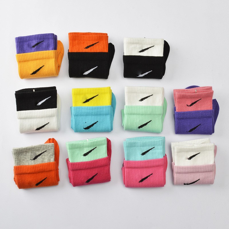 Tất nike 2 tầng cổ cao  phối cùng sneaker siêu chất