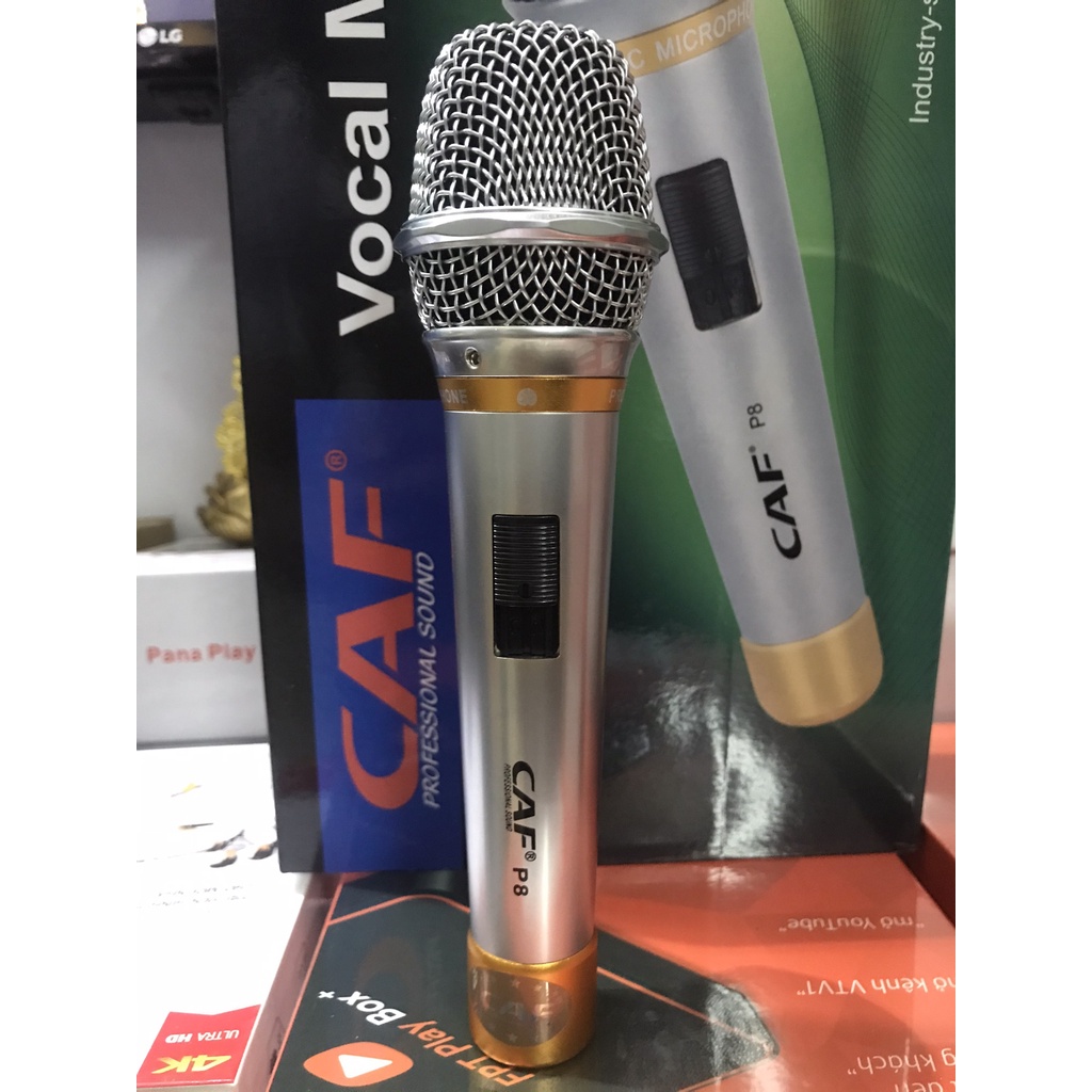 Micro Hát Karaoke có dây cao cấp CAF P8