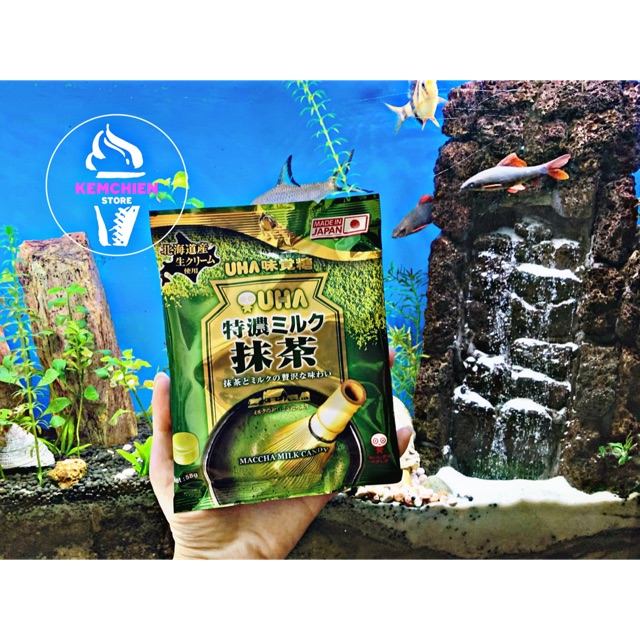 Kẹo matcha trà xanh UHA Nhật Bản ( Hàng mới về )