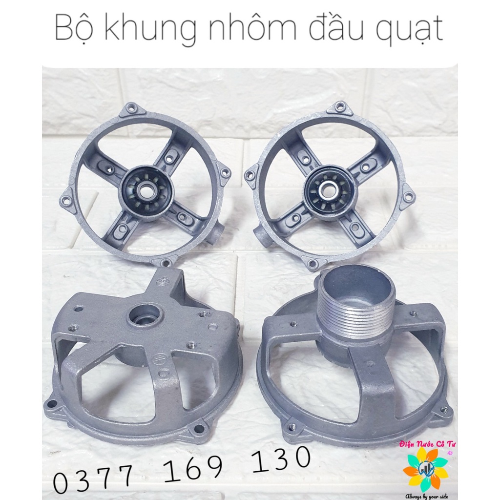 2 cặp chặn cánh quạt nhựa chặn lồng quạt nhôm