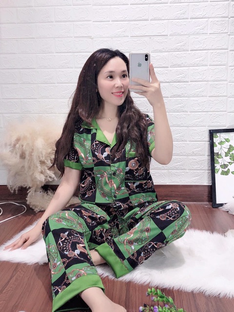 [XẢ KHO ]ĐỒ BỘ LỤA THÁI CAO CẤP CÓ TÚI QUẦN